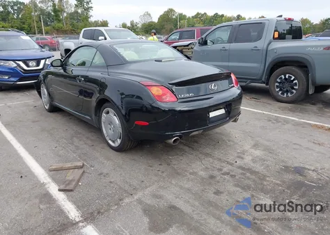 2003 Lexus Sc 430 z USA, uszkodzony, nr VIN JTHFN48Y230045294